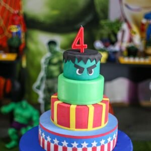 Superhero Comics Cake